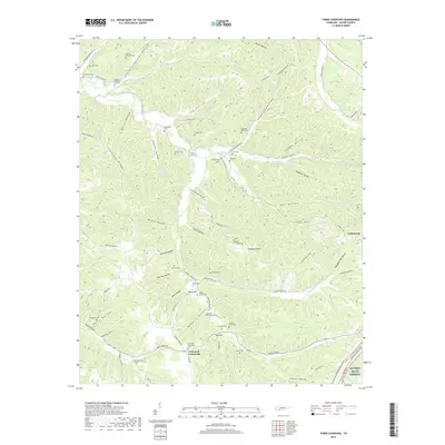 2019 Map of Three Churches, 2019 Print