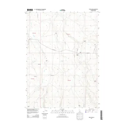 2013 Map of Three Creek, 2013 Print