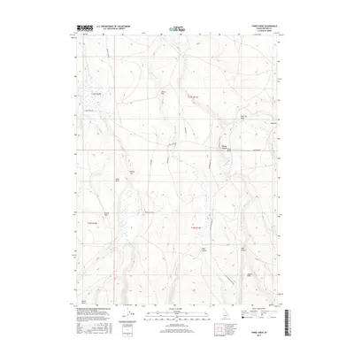 2017 Map of Three Creek, 2017 Print