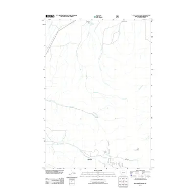 2011 Map of Three Eagles Peak, 2011 Print