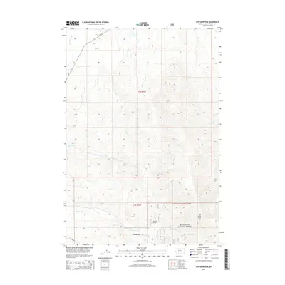 2014 Map of Three Eagles Peak, 2014 Print