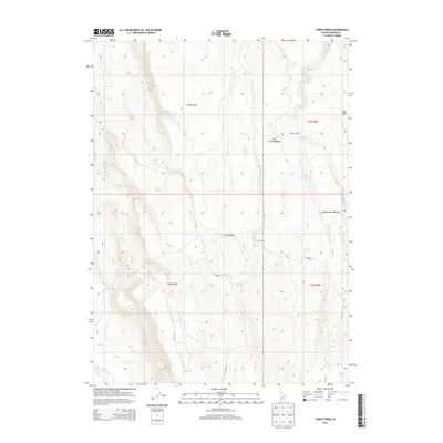 2013 Map of Three Forks, 2013 Print