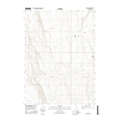 2017 Map of Three Forks, 2017 Print