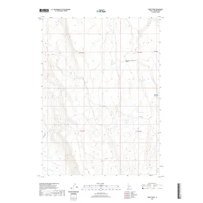 2020 Map of Three Forks, 2020 Print