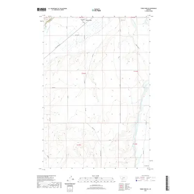 2020 Map of Three Forks SE, 2020 Print