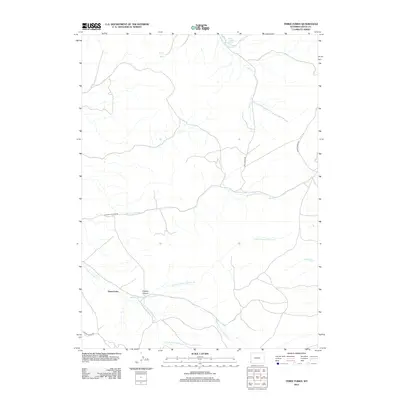 2012 Map of Three Forks, 2012 Print
