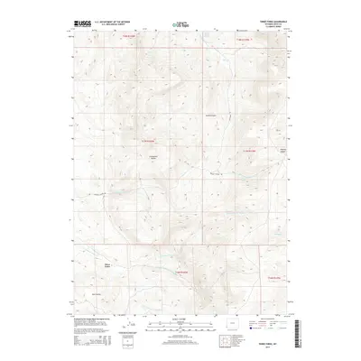 2015 Map of Three Forks, 2015 Print