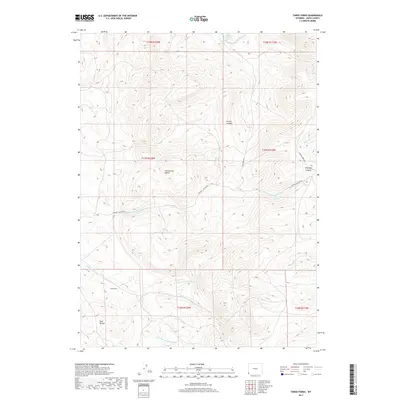 2017 Map of Three Forks, 2017 Print