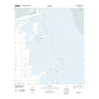2010 Map of Three Islands, 2010 Print