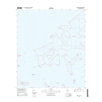 2015 Map of Three Mile Bay, 2015 Print