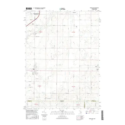 2017 Map of Three Oaks, 2017 Print
