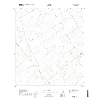 2019 Map of Three Oaks, 2019 Print