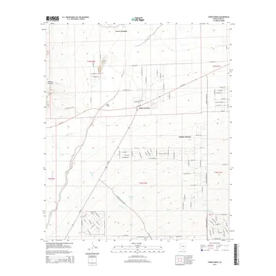 2014 Map of Three Points, 2014 Print