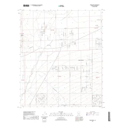 2018 Map of Three Points, 2018 Print