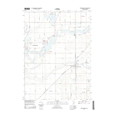 2014 Map of Three Rivers East, 2014 Print