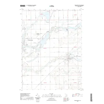 2019 Map of Three Rivers East, 2019 Print