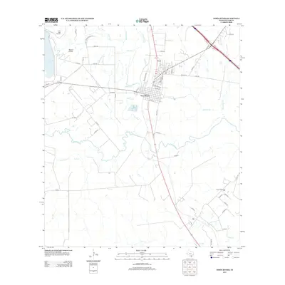 2013 Map of Three Rivers, 2013 Print