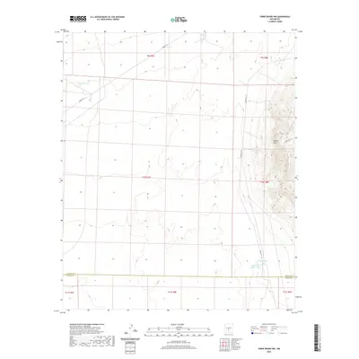 2020 Map of Three Rivers NW, 2020 Print