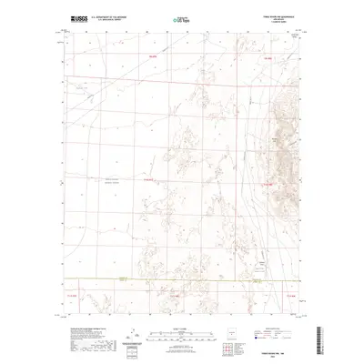 2023 Map of Three Rivers NW, 2023 Print