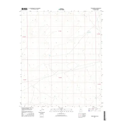 2017 Map of Three Rivers SW, 2017 Print