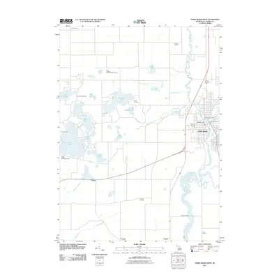 2011 Map of Three Rivers West, 2011 Print