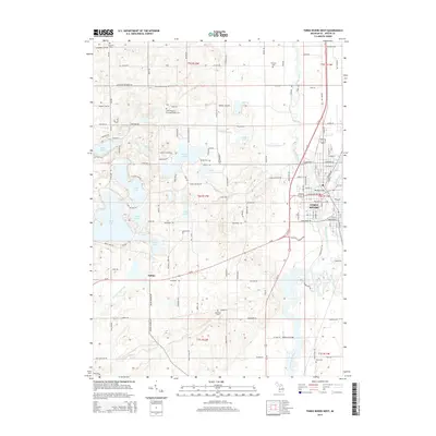 2014 Map of Three Rivers West, 2014 Print