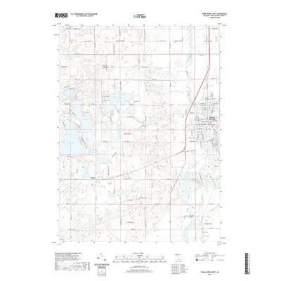 2019 Map of Three Rivers West, 2019 Print