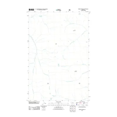 2011 Map of Three Sisters, 2011 Print