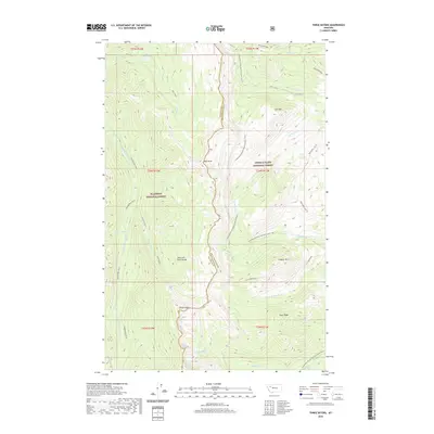 2020 Map of Three Sisters, 2020 Print