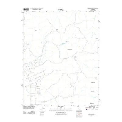 2012 Map of Three Sisters, 2012 Print