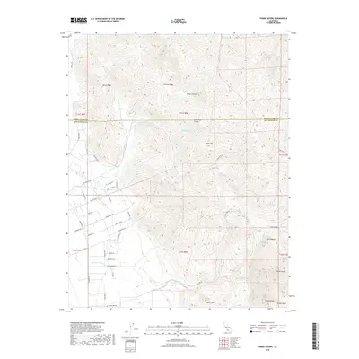 2018 Map of Three Sisters, 2018 Print