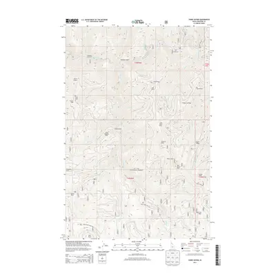 2013 Map of Three Sisters, 2013 Print