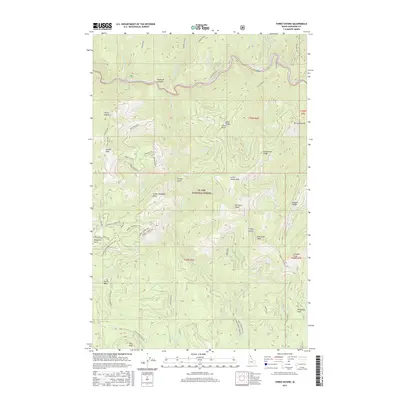 2017 Map of Three Sisters, 2017 Print