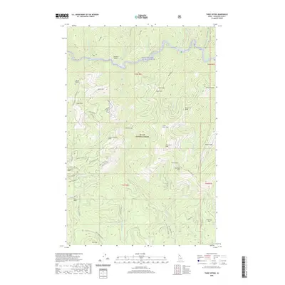 2020 Map of Three Sisters, 2020 Print