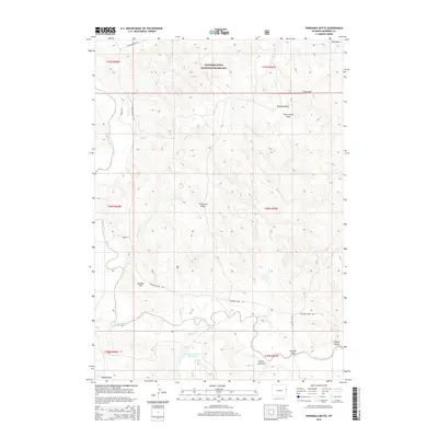2015 Map of Threemile Butte, 2015 Print