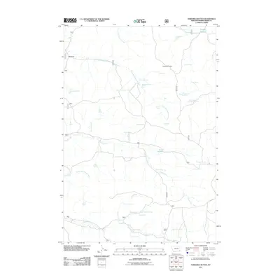 2011 Map of Threemile Buttes, 2011 Print