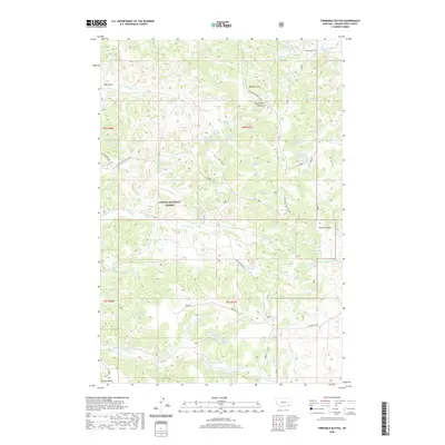 2020 Map of Threemile Buttes, 2020 Print