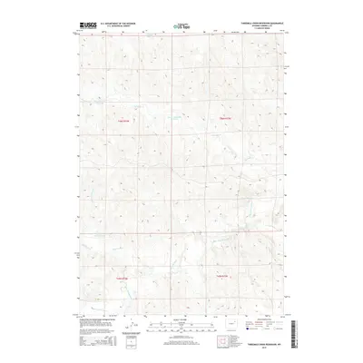 2015 Map of Threemile Creek Reservoir, 2015 Print