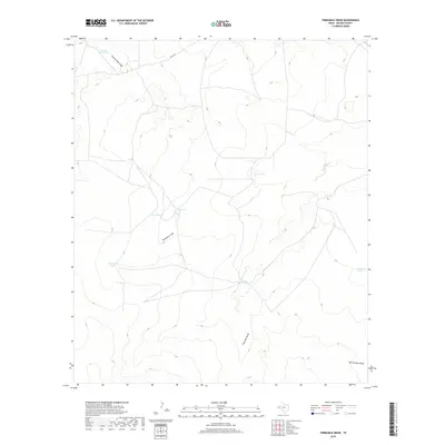 2019 Map of Threemile Draw, 2019 Print