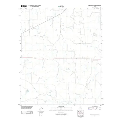 2010 Map of Throckmorton NE, 2010 Print