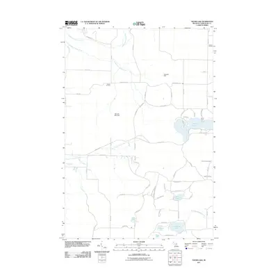 2011 Map of Thumb Lake, 2011 Print