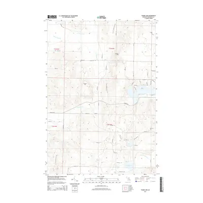 2014 Map of Thumb Lake, 2014 Print