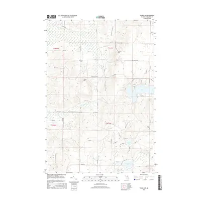2017 Map of Thumb Lake, 2017 Print