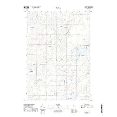2019 Map of Thumb Lake, 2019 Print