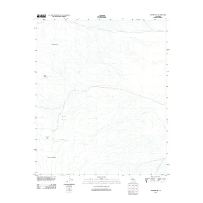 2012 Map of Thumb Peak, 2012 Print
