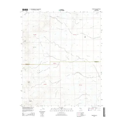 2015 Map of Thumb Peak, 2015 Print
