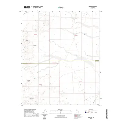 2018 Map of Thumb Peak, 2018 Print