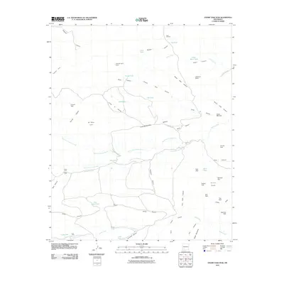 2010 Map of Thumb Tank Peak, 2010 Print