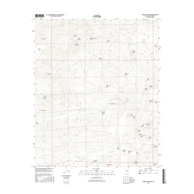 2017 Map of Thumb Tank Peak, 2017 Print
