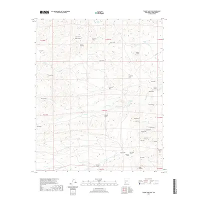 2020 Map of Thumb Tank Peak, 2020 Print